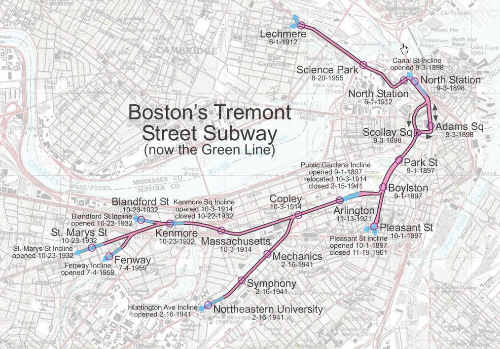 Boston Subway Map